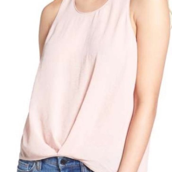 ASTR THE LABEL Blush Pink High Low Tank Top - Picture 7 of 7
